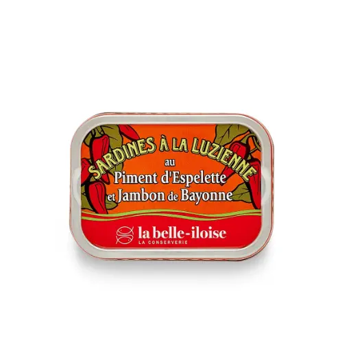 [557] Sardines Luzienne (jambon de Bayonne et piment d'Espelette) 115gr