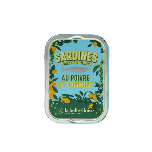 [712] Sardines au poivre vert et kumquat 115gr