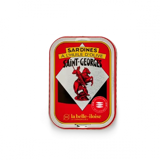 [711] Sardine à l'huile d'olive Saint Georges millésime de garde 2020 115gr